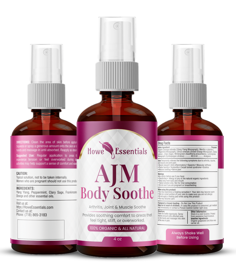 AJM Body Soothe Natural Support for Arthritis, Joint & Muscle Comfort